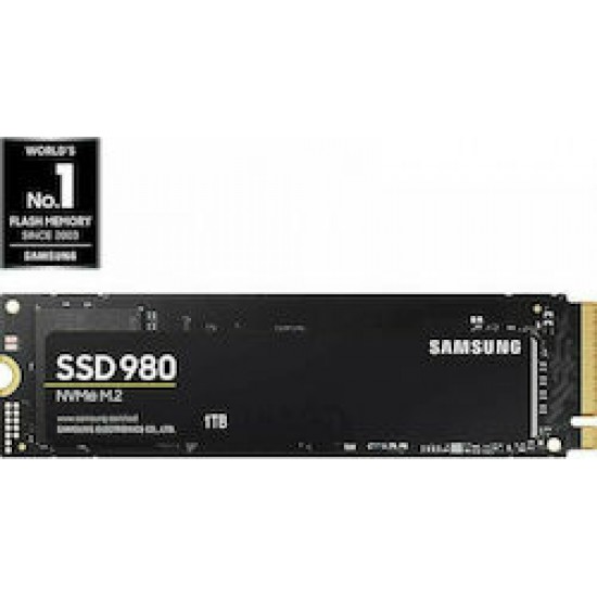 Samsung Δίσκος SSD 980 NVMe M.2 1TB (MZ-V8V1T0BW) (SAMMZ-V8V1T0BW)