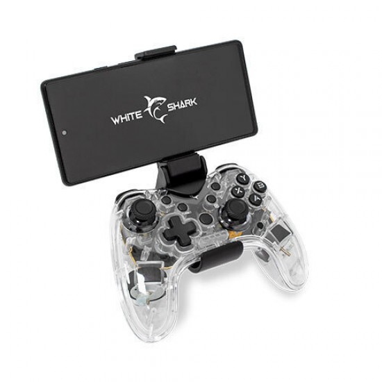 White Shark Ασύρματο Gamepad για Android Λευκό