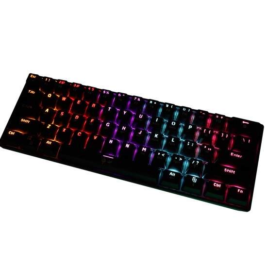 Lamtech Pluto Gaming Μηχανικό Πληκτρολόγιο 60% Outemu Blue & RGB φωτισμό (Αγγλικό US)