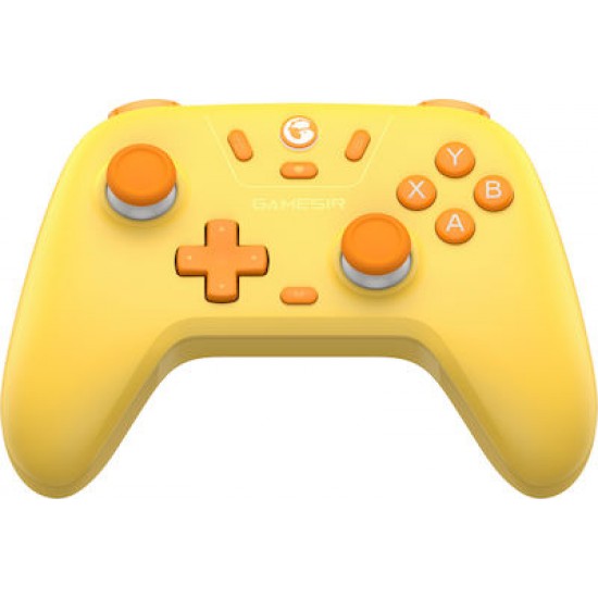  GameSir Nova Lite Multiplatform Gamepad (Bluetooth/USB-C/Ασύρματο) (PC/Switch/iOS/Android) Golden Yellow