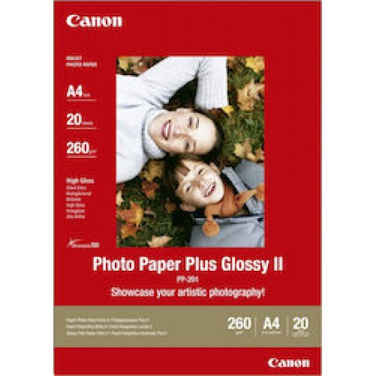 Φωτογραφικό Χαρτί CANON A4 Glossy 265g/m² 20 Φύλλα (2311B019) (CAN-PP-201A4)