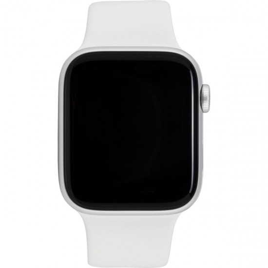 Apple Watch SE 2022 Aluminium 44mm Silver with White Sport Band