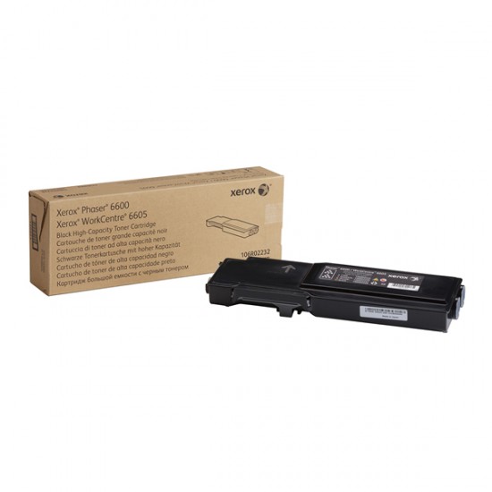 XEROX PHASER 6600 BLACK HC TONER (8k) (106R02232) (XER106R02232)