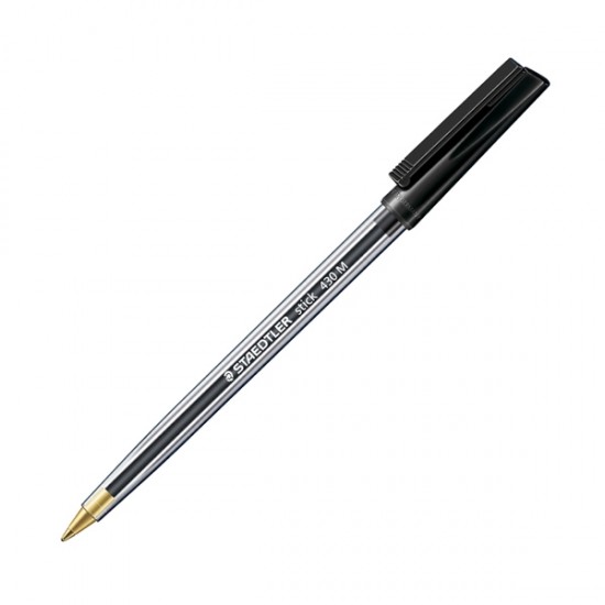 Στυλό Διαρκείας STAEDTLER 430  BALLPOINT M 1.0 mm (Μαύρο) (430 M-9) (STAE43004)