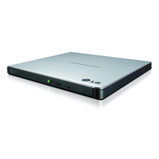 H-L DS External DVD-RW Recorder Slim Silver (GP57ES40.AHLE10B)