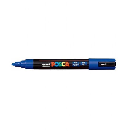 Uni-Ball Μαρκαδοροι Posca Pc-5M Medium Blue (PC5MMBL) (UNIPC5MMBL)