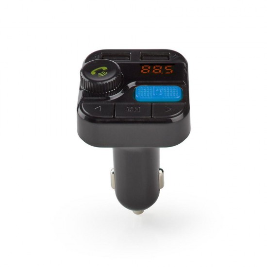 Nedis FM Transmitter Αυτοκινήτου CATR121 με Bluetooth / MicroSD (CATR121BK) (NEDCATR121BK)