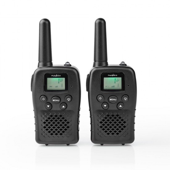 Nedis Walkie Talkie Σετ 2τμχ (WLTK1000BK) (NEDWLTK1000BK)