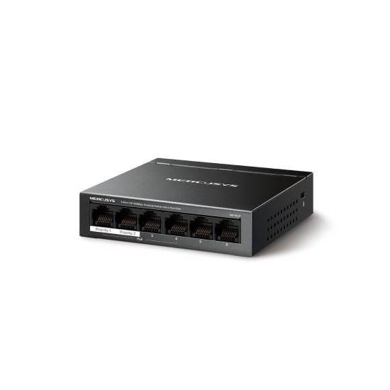 Mercusys 6-Port 10/100Mbps Desktop Switch with 4-Port PoE+ (MS106LP) (MERMS106LP)