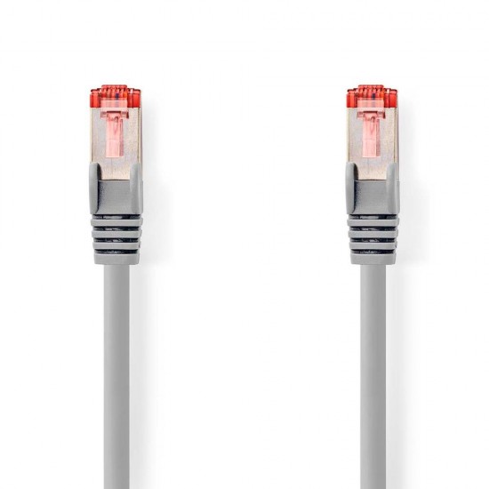 Nedis Καλώδιο CAT6 RJ45 Male to RJ45 Male 0.25m Grey (CCGL85221GY025) (NEDCCGL85221GY025)