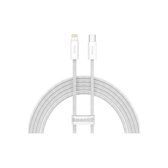 Baseus USB-C cable for Lightning Dynamic Series, 20W, 2m (white) (CALD000102) (BASCALD000102)