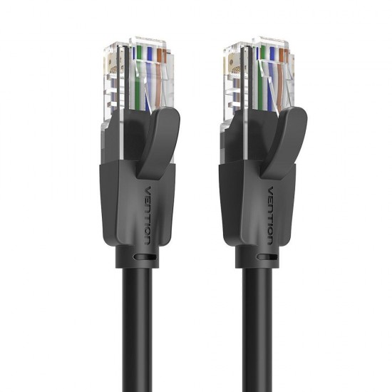 VENTION Cat.6 UTP Patch Ethernet Cable 8M Black (IBEBK) (VENIBEBK)