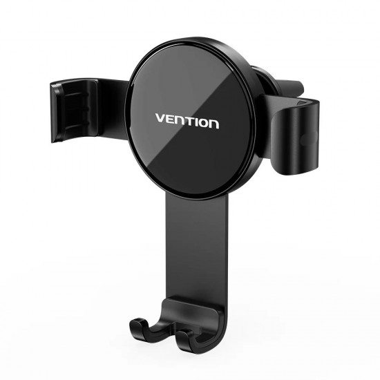 VENTION Auto-Clamping Car Phone Mount with Duckbill Clip Black Disc Type (KCGB0) (VENKCGB0)