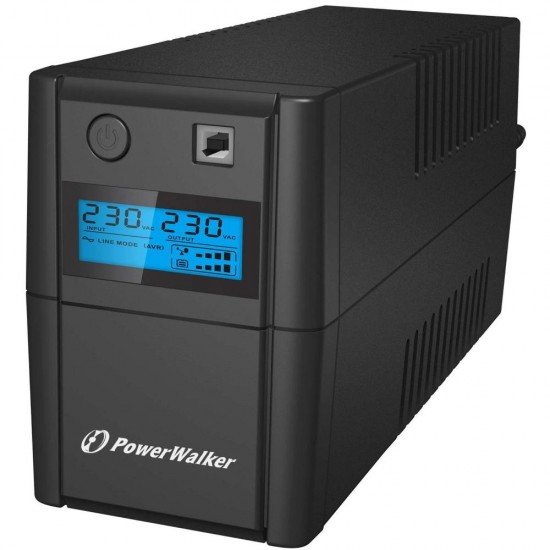 PowerWalker VI 650 SHL LCD(PS) UPS Line Interactive (10120095) (PWK10120095)