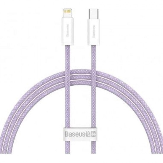 Baseus Καλώδιο USB-C σε Lightning Dynamic Series 20W 1m Μοβ (CALD000005) (BASCALD000005)