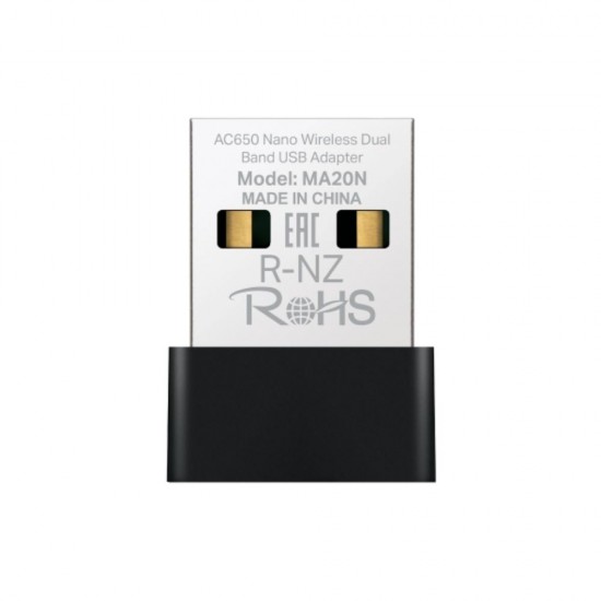 Mercusys AC650 Nano Wi-Fi USB Adapter (MA20N) (MERMA20N)