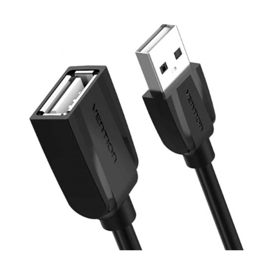 VENTION USB 2.0 Extension Cable 1.5M Black (VAS-A44-B150) (VENVAS-A44-B150)