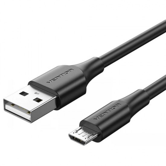 VENTION USB 2.0 A Male to Micro B Male 2A Cable 0.25M Black (CTIBC) (VENCTIBC)