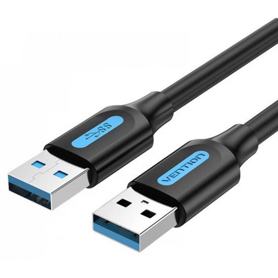 VENTION USB 3.0 A Male to A Male  Cable 1M Black PVC Type (CONBF) (VENCONBF)