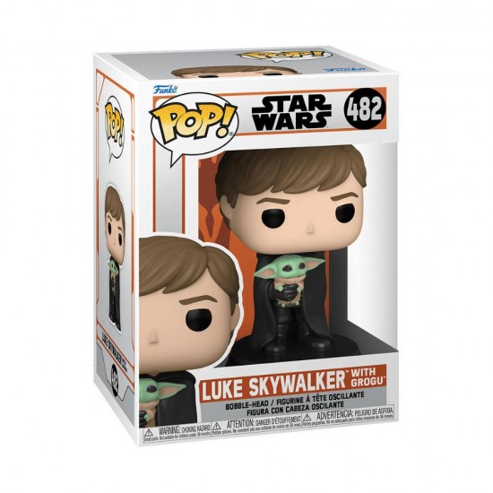 Funko Pop! TV: Star Wars: The Mandalorian - Luke Skywalker with Grogu #482 (FNK82902)