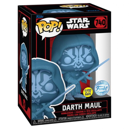 Funko Pop! Movies: Star Wars - Darth Maul Glows in the Dark #740 Special Edition (FNK27713)