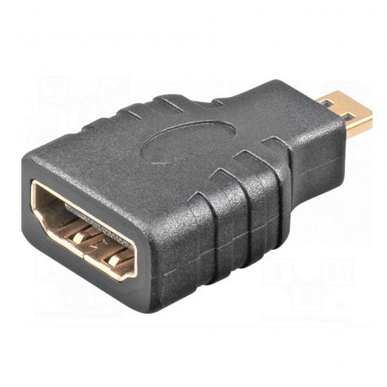 Gembird Μετατροπέας micro HDMI male σε HDMI female (A-HDMI-FD) (GEMA-HDMI-FD)