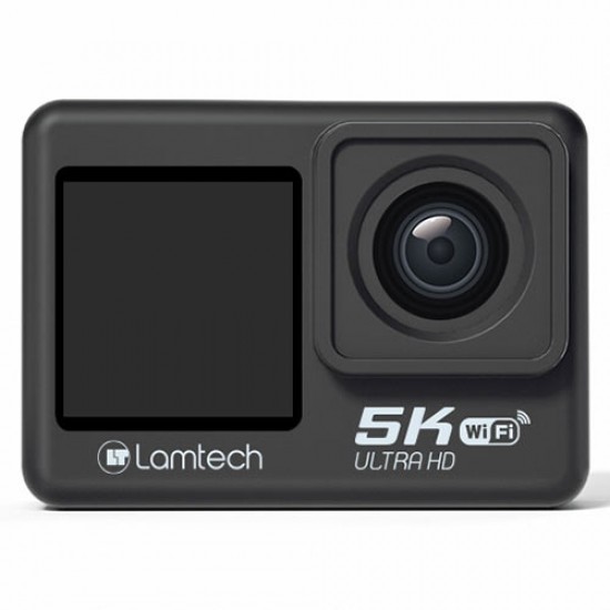 LAMTECH 5K/EIS DUAL SCREEN ACTION CAMERA