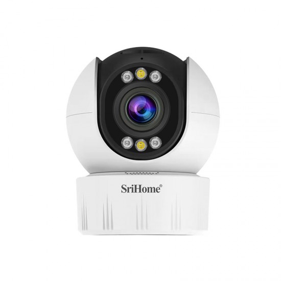 SRIHOME 5G WIFI INDOOR PTZ CAMERA 5x OPTICAL ZOOM 4MP