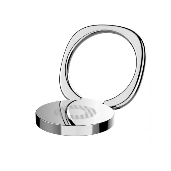 Baseus Ring Holder Κινητού Privity Bracket (Ασημί)