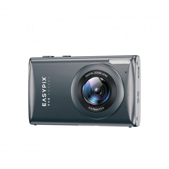 EASYPIX V48 POCKET DIGITAL CAMERA 64MP 18X ZOOM ANTHRAZITE