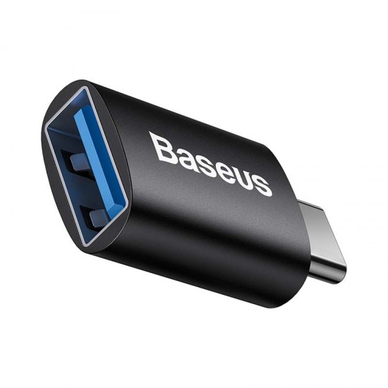 Baseus Μετατροπέας USB-C σε USB-A Ingenuity OTG (Μαύρο)