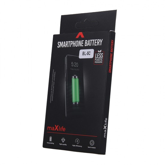 Maxlife battery for Nokia 3100 / 3110 Classic / 3650 /  E50 / N91 / BL-5C 1300mAh