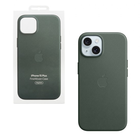 ΘΗΚΗ IPHONE 15 PLUS MT4F3ZM/A FINEWOVEN MAGSAFE BACK COVER EVERGREEN PACKING OR