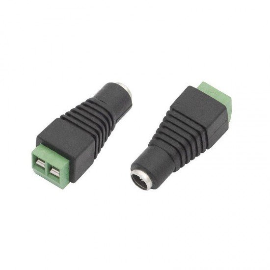 Connector DC 2.1/5.5 με Κλέμα Αρσενικό