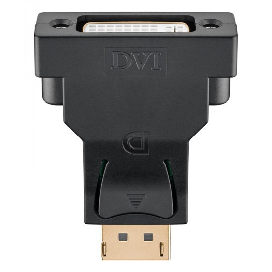 GOOBAY αντάπτορας DisplayPort σε DVI-D 1.1 51720, gold-plated, μαύρος