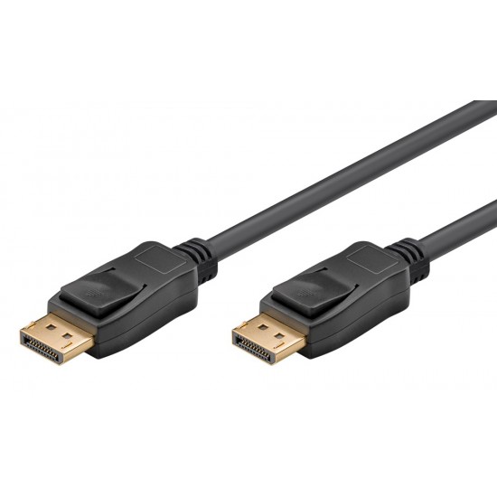 GOOBAY καλώδιο DisplayPort 64797, 8K/60Hz, 32.4Gbps, 1m, μαύρο