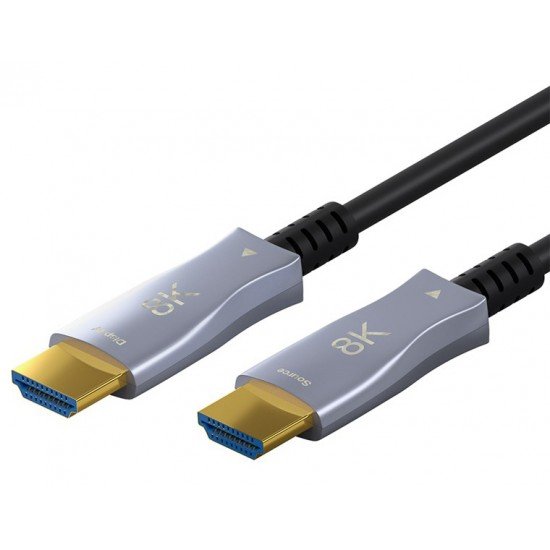 GOOBAY καλώδιο HDMI 2.1 65561 με Ethernet, 8K/60Hz, 48 Gbps, 40m, μαύρο