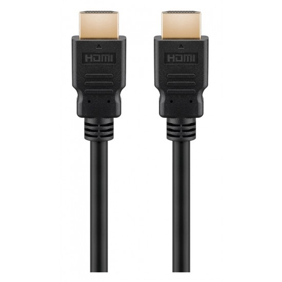 GOOBAY καλώδιο HDMI 69122 με Ethernet, 4K/30Hz, 10.2Gbps, 0.48m, μαύρο