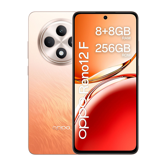 Oppo Reno12 F 4G Dual Sim 8GB RAM 256GB - Amber Orange