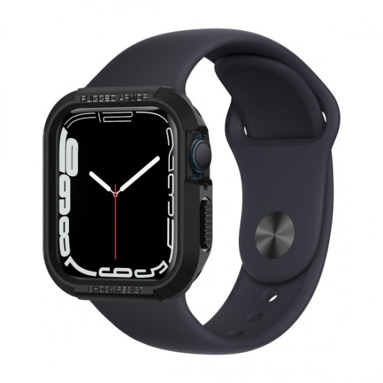 SPIGEN RUGGED ARMOR APPLE WATCH 4/5/6/7/8/SE (40/41 MM) Black