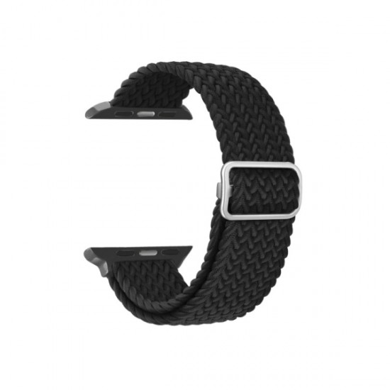 Ksix NYLON BAND FOR APPLE WATCH 4 / 5 / 6 / 7 / SE (42 / 44 / 45 MM) black