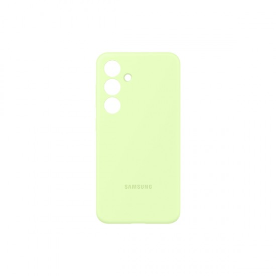 ORIGINAL SAMSUNG SILICONE COVER SAMSUNG S24 PLUS light green backcover