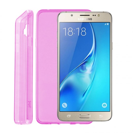 IDOL 1991 ΘΗΚΗ SAMSUNG J7 2016 J710 ULTRA THIN TPU 0.3mm ΔΙΑΦΑΝΗ ΡΟΖ