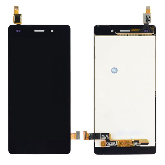 HUAWEI P8 LITE ΟΘΟΝΗ + TOUCH SCREEN + LENS BLACK 3P OR