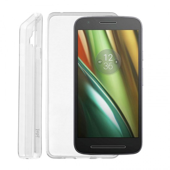 IDOL 1991 ΘΗΚΗ MOTOROLA MOTO E3 3 GEN. ULTRA THIN TPU 0.3mm ΔΙΑΦΑΝΗ