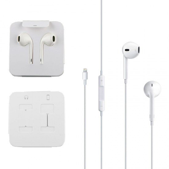 APPLE HANDS FREE STEREO MMTN2ZM/A A1748 EARPODS WITH LIGHTNING WHITE BULK OR