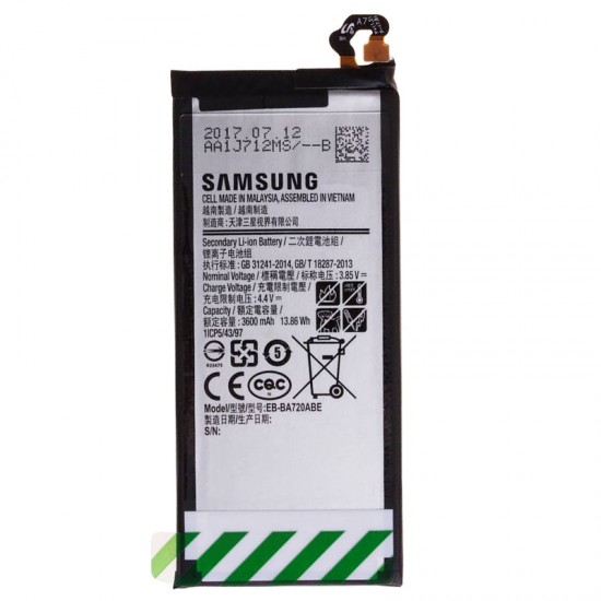 ΜΠΑΤΑΡΙΑ SAMSUNG EB-BA720ABE J730 GALAXY J7 2017 3600mAh BULK OR