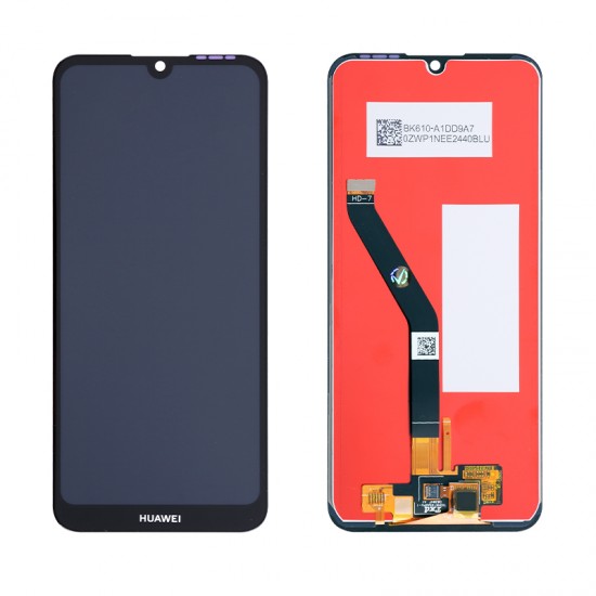 HUAWEI Y6 2019 ΟΘΟΝΗ + TOUCH SCREEN + LENS BLACK REF. OR