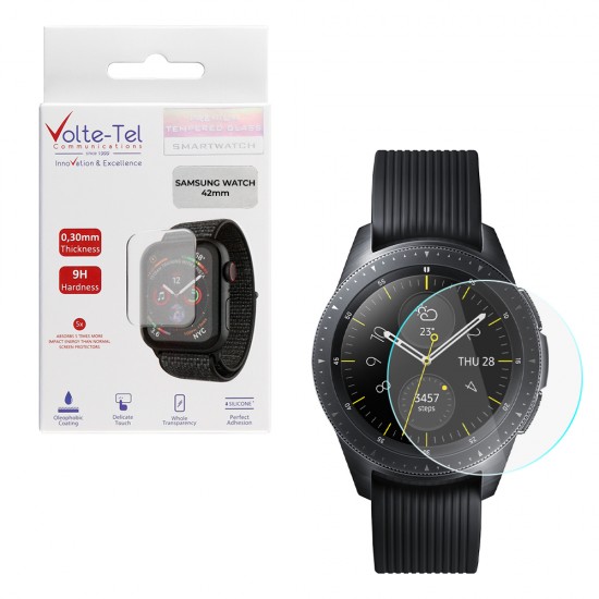 VOLTE-TEL TEMPERED GLASS SAMSUNG WATCH 42mm R810/R815 1.20