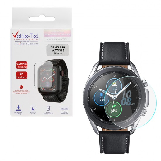 VOLTE-TEL TEMPERED GLASS SAMSUNG WATCH 3 45mm R840/R845 1.40